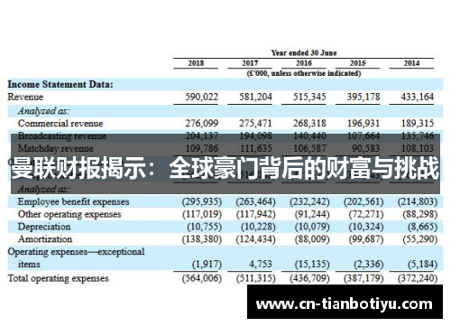 曼联财报揭示：全球豪门背后的财富与挑战
