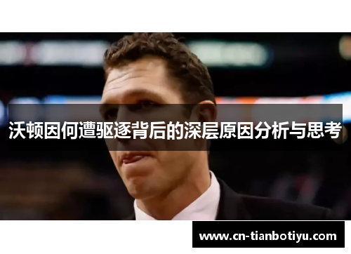 沃顿因何遭驱逐背后的深层原因分析与思考